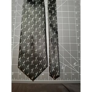 Wolfmark Neckwear Mens All-Over Knives & Forks Novelty 57" Neck Tie